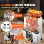 Kommerciel orange juicer -maskine 120W juice Squeezer Extractor