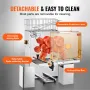 Kommerciel orange juicer -maskine 120W juice Squeezer Extractor