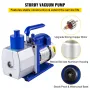 6 CFM 1/2 HP refrigeration vacuum pump,2 Stage Air Vacuum Pump AC Refrigeration Kit,Vacuum Forming Refrigeration Vacuum Packing,