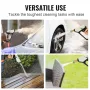 Short Pressure Washer Gun, 5000 PSI High Power Washer Spay Gun, M22-14 mm / M22-15 / 3/8'' Inlet & 1/4'' Outlet Hose Connector F