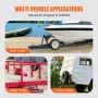 Spare Tire Carrier, Trailer Spare Tire Mount, 160 lbs Capacity, Utility Trailer Accessories Fits Most 4 & 5 & 6 & 8 Lugs Wheels 