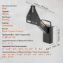 Reservedækbærer, trailer reservedækmontering, 160 lbs