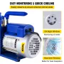 6 CFM 1/2 HP refrigeration vacuum pump,2 Stage Air Vacuum Pump AC Refrigeration Kit,Vacuum Forming Refrigeration Vacuum Packing,