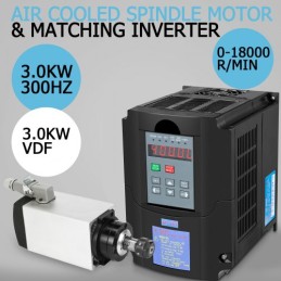 d 3KW Air-cooling Spindle Motor And Matching Inverter
