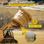 Hay Spear 49" Bale Spear 3000 lbs Capacity, Bale Spike Quick Attach Square Hay Bale Spears, Red Coated Bale Forks, Bale Hay Spik