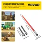 Hay Spear 49 "Bale Spear 3000 lbs Kapacitet, Bale Spike Quick