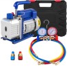 4CFM 1/3HP Vacuum Pump Ac Vacuum Pump Aircon Vacuum Chamber Vacuum Drying Pump HVAC Refrigeration R134a R502 R22 R12