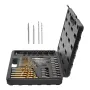 48-Piece Bolt Extractor Screw Extractor Set, with 13 PCS Bolt Extractor Set, 19 PCS Screw Extractors, 16 PCS Reverse HSS Drill B