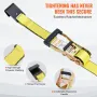 Ratchet Tie Down Straps (10PK), 10000 lb Break Strength, Endless Ratchet with 10 Premium 2" x 30' Tie Downs Heavy Duty, Track Sp