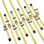 Ratchet Tie Down Straps (10PK), 10000 lb Break Strength, Endless Ratchet with 10 Premium 2" x 30' Tie Downs Heavy Duty, Track Sp