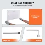 Garage Storage Shelving, 2 Pack, 183 x 61 cm Heavy Duty Garage Shelves Wall Mounted, 726 kgLoad Capacity(Total) Garage Storage R