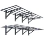 Garage Storage Shelving, 2 Pack, 183 x 61 cm Heavy Duty Garage Shelves Wall Mounted, 726 kgLoad Capacity(Total) Garage Storage R