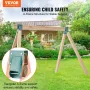 A-Frame Middle Swing Set Brackets, Heavy Duty Carbon Steel Swing Set Hardware with Mounting Hardware, DIY Swing Set Bracket Swin