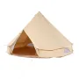 Canvas Bell Tent, 4 Seasons 6 m/19.68 ft Yurt Tent, Canvas Tent for Camping with Stove Jack, Breathable Tent Holds up to 10 Peop