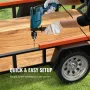 2-sidet trailer bagklap lift assistent, 360 lbs