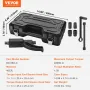 Torque Multiplier, Heavy Duty Torque Multiplier Wrench Set, 1 Inch Drive Lug Nut Wrench Torque Multiplier, 1:58 4800N.m Lug Nut 