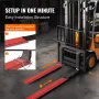Palle Fork Extensions, 82 "Længde 4.5" Bredde, kraftig