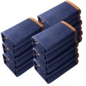 Moving Blankets, 80" x 72", 65 lbs/dz Weight, 12 Packs, Professional Non-Woven & Recycled Cotton Packing Blanket, Heavy Duty