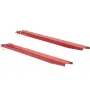 Pallet Fork Extensions, 82" Length 4.5" Width, Heavy Duty Carbon Steel Fork Extensions for Forklifts, 1 Pair Forklift Extensions