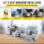 1100W mini metal drejebænk 220mmx750mm variabel-speed metal
