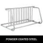 10 Holders Floor Bike Rack, 1.5m Length All-Steel Grid Bike Rack, 10-Bike Capacity Dual-Side Storage Stand for Garages Streets Y