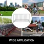 10 Holders Floor Bike Rack, 1.5m Length All-Steel Grid Bike Rack, 10-Bike Capacity Dual-Side Storage Stand for Garages Streets Y