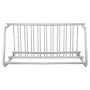 10 Holders Floor Bike Rack, 1.5m Length All-Steel Grid Bike Rack, 10-Bike Capacity Dual-Side Storage Stand for Garages Streets Y