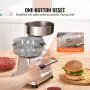 Commercial Burger Patty Maker, 150 mm/6inch Hamburger Beef