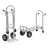 Aluminum Hand Truck, 2 in 1, 800 lbs Load Capacity, Heavy Duty Industrial Convertible Folding Hand Truck and Dolly, Utility