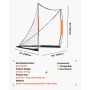 Lacrosse -mål, 6 'x 6' lacrosse net, bærbart lacrosse -mål med