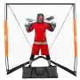 Lacrosse -mål, 6 'x 6' lacrosse net, bærbart lacrosse -mål med
