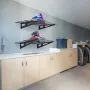 Garage Storage Shelving, 2 Pack, 4 x 2 ft Heavy Duty Garage Shelves Wall Mounted, 500 lbs Load Capacity(Total) Garage Storage Ra