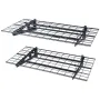 Hylder med garageopbevaring, 2 pakke, 4 x 2 ft tunge