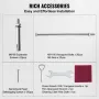152.4x152.4 Post Base, 10Pcs Stainless Steel Adjustable Post Anchor Bracket(Internal 150 x 139.7), Adjustable Post Base for Pavi