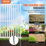 48" W x 48" H Vinyl Privacy Fence Panels, Air Conditioner Fence, Outdoor Privacy Screens for Trash Can, Pool Equipment Enclosure