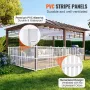 48" W x 48" H Vinyl Privacy Fence Panels, Air Conditioner Fence, Outdoor Privacy Screens for Trash Can, Pool Equipment Enclosure