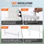 48" W x 48" H Vinyl Privacy Fence Panels, Air Conditioner Fence, Outdoor Privacy Screens for Trash Can, Pool Equipment Enclosure