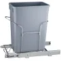 Pull-Out Trash Can, 29L Single Bin, Under Mount Kitchen Waste Container with Slide and Handle, 110 lbs Load Capacity Heavy Duty 