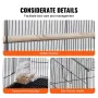 30 tommer fuglebur, metal store parakeet bure til cockatiels