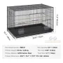 30 inch Bird Cage, Metal Large Parakeet Cages for Cockatiels Small Parrot Budgies Lovebirds Canaries, Pet Bird Cage with Rolling