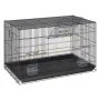 30 inch Bird Cage, Metal Large Parakeet Cages for Cockatiels Small Parrot Budgies Lovebirds Canaries, Pet Bird Cage with Rolling