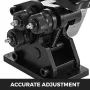 Manual Ring Roller Bender Metal Sheet Roll Bending Rolling Machine 343mm Hand Tubing Bender Steel Ring Roller Bender 3-1/2'' Han