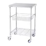 Kitchen Utility Cart, 3 lag, ledningsvogn