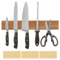 Magnetic Knife Holder with Enhanced Strong Magnet, 16" No Drilling Knife Strips Organizer for Wall, Multifunctional Storage