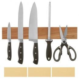 Magnetic Knife Holder with Enhanced Strong Magnet, 16" No Drilling Knife Strips Organizer for Wall, Multifunctional Storage