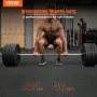 12 PCS 12.70 mm Thick Gym Floor Mats, 60.96 x 60.96 cm EVA Foam & Rubber Top Interlocking Workout Floor Mats with 4.46 m² Covera