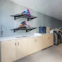 Garage Storage Shelving, 2 Pack, 4 x 1 ft Heavy Duty Garage Shelves Wall Mounted, 400 lbs Load Capacity(Total) Garage Storage Ra