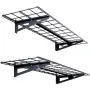 Hylder med garageopbevaring, 2 pakke, 4 x 1 ft tunge