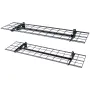 Garage Storage Shelving, 2 Pack, 4 x 1 ft Heavy Duty Garage Shelves Wall Mounted, 400 lbs Load Capacity(Total) Garage Storage Ra