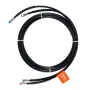 Outboard Hose Kit, 20 ft Hydraulic Steering Hose, 2-Piece Leak-Proof TPEE Hydraulic Boat Hoses, Compatible with Marine Hydraulic